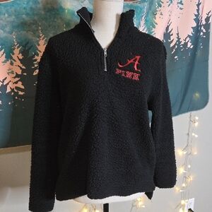 PiNK Alabama Roll Tide Sherpa Black Pullover Size XS